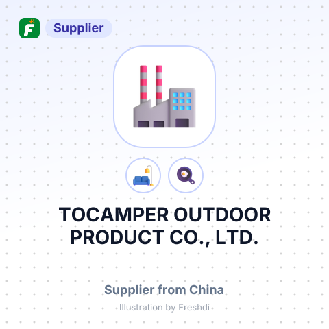 TOCAMPER OUTDOOR PRODUCT CO., LTD. – summary card, no photo uploaded yet