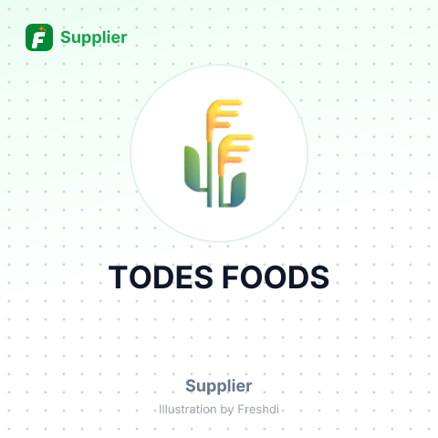 TODES FOODS – summary card, no photo uploaded yet