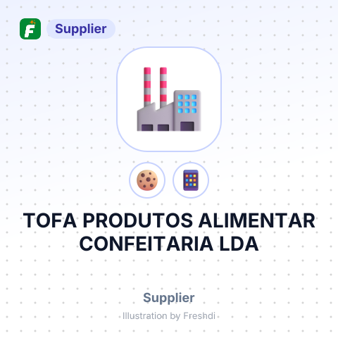 TOFA PRODUTOS ALIMENTAR CONFEITARIA LDA – summary card, no photo uploaded yet