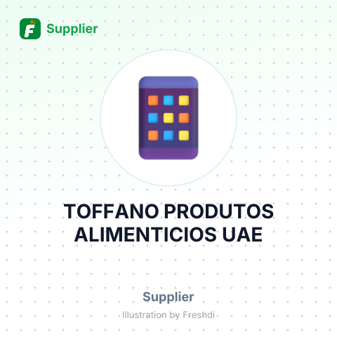 TOFFANO PRODUTOS ALIMENTICIOS UAE – summary card, no photo uploaded yet