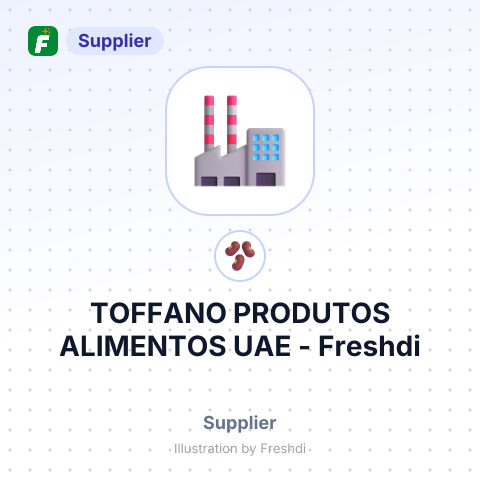 TOFFANO PRODUTOS ALIMENTOS UAE – summary card, no photo uploaded yet