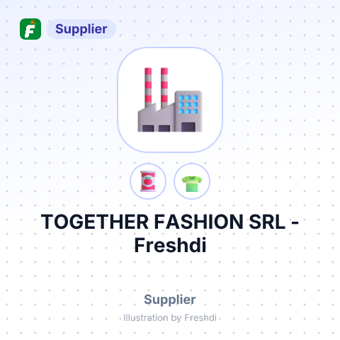 TOGETHER FASHION SRL – summary card, no photo uploaded yet
