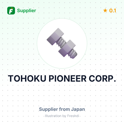 TOHOKU PIONEER CORP. – summary card, no photo uploaded yet