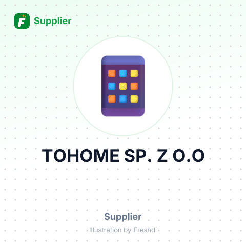 TOHOME SP. Z O.O – summary card, no photo uploaded yet