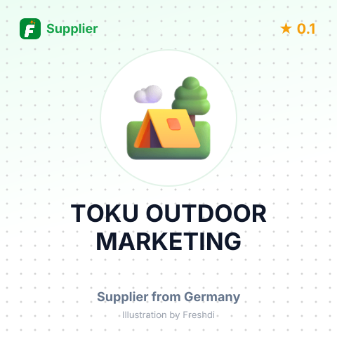 TOKU OUTDOOR MARKETING – summary card, no photo uploaded yet
