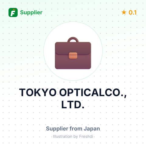 TOKYO OPTICALCO., LTD. – summary card, no photo uploaded yet