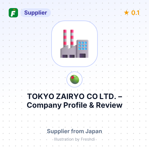 TOKYO ZAIRYO CO LTD. – summary card, no photo uploaded yet