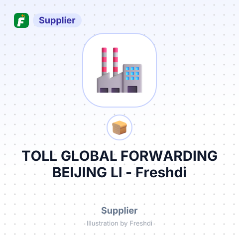 TOLL GLOBAL FORWARDING BEIJING LI – summary card, no photo uploaded yet
