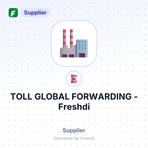 TOLL GLOBAL FORWARDING – summary card, no photo uploaded yet