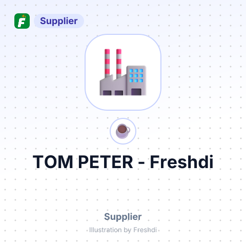 TOM PETER – summary card, no photo uploaded yet