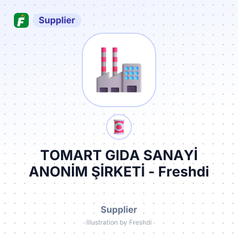 TOMART GIDA SANAYİ ANONİM ŞİRKETİ – summary card, no photo uploaded yet