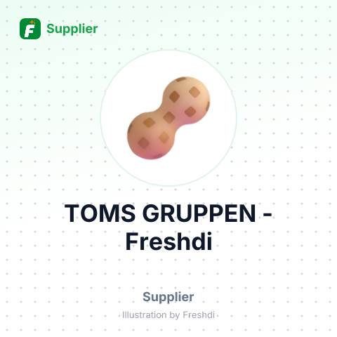 TOMS GRUPPEN – summary card, no photo uploaded yet