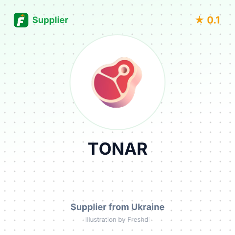 TONAR – summary card, no photo uploaded yet
