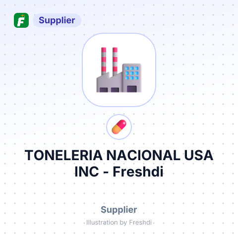 TONELERIA NACIONAL USA INC – summary card, no photo uploaded yet