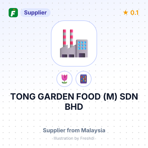 TONG GARDEN FOOD (M) SDN BHD – summary card, no photo uploaded yet