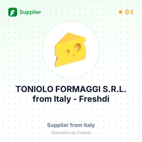 TONIOLO FORMAGGI S.R.L. – summary card, no photo uploaded yet