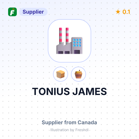 TONIUS JAMES – summary card, no photo uploaded yet