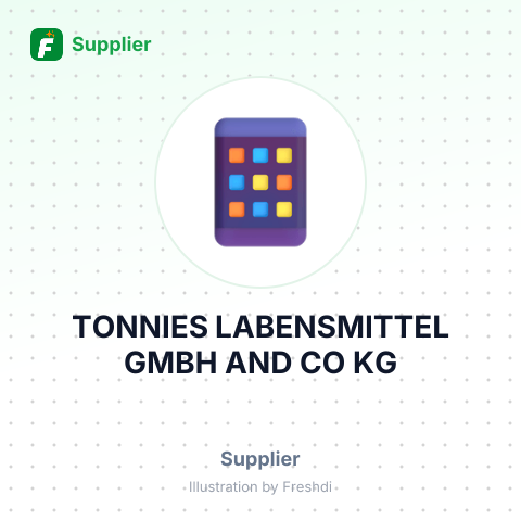 TONNIES LABENSMITTEL GMBH AND CO KG – summary card, no photo uploaded yet