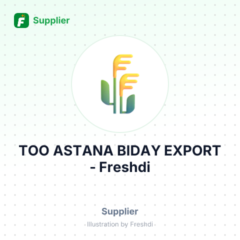 TOO ASTANA BIDAY EXPORT – summary card, no photo uploaded yet