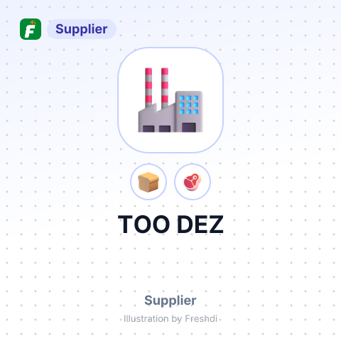 TOO DEZ – summary card, no photo uploaded yet