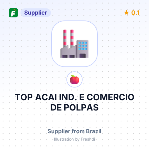 TOP ACAI IND. E COMERCIO DE POLPAS – summary card, no photo uploaded yet