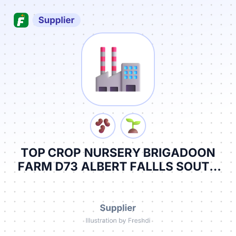 TOP CROP NURSERY BRIGADOON FARM D73 ALBERT FALLLS SOUTH AFRICA – summary card, no photo uploaded yet