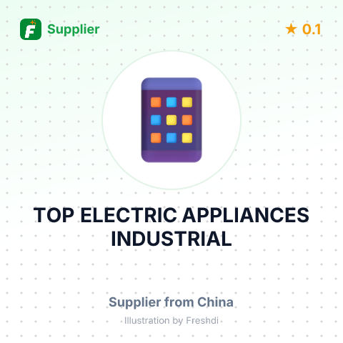 TOP ELECTRIC APPLIANCES INDUSTRIAL – summary card, no photo uploaded yet