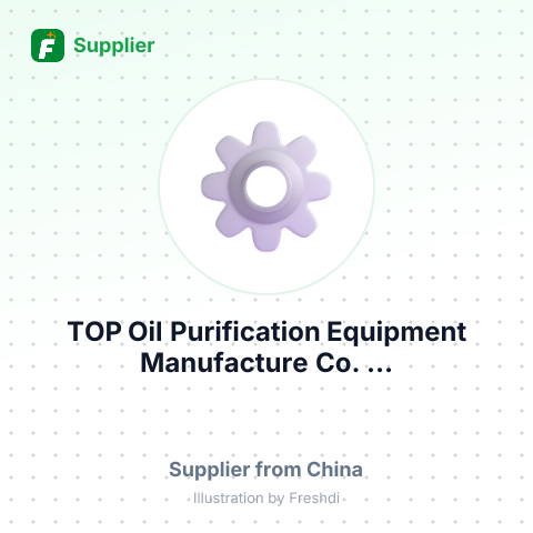 TOP Oil Purification Equipment Manufacture Co.,... – summary card, no photo uploaded yet