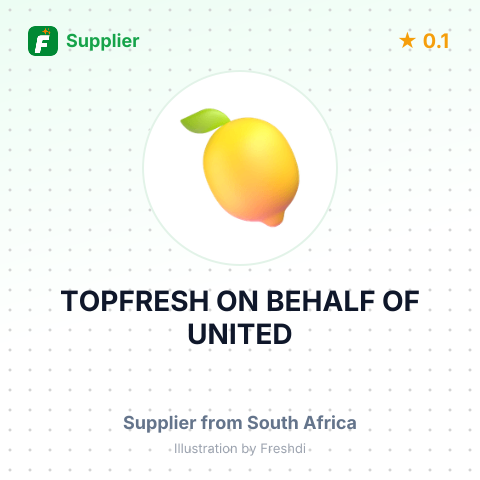 TOPFRESH ON BEHALF OF UNITED – summary card, no photo uploaded yet