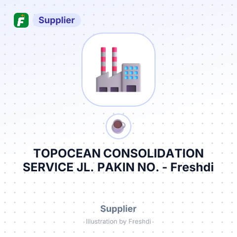 TOPOCEAN CONSOLIDATION SERVICE JL. PAKIN NO. – summary card, no photo uploaded yet