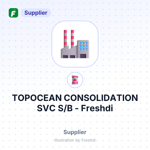 TOPOCEAN CONSOLIDATION SVC S/B – summary card, no photo uploaded yet
