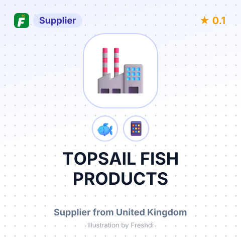 TOPSAIL FISH PRODUCTS – summary card, no photo uploaded yet