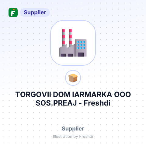 TORGOVII DOM IARMARKA OOO SOS.PREAJ – summary card, no photo uploaded yet