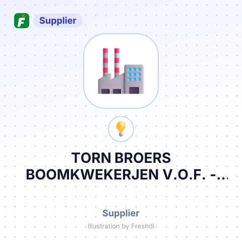 TORN BROERS BOOMKWEKERJEN V.O.F. – summary card, no photo uploaded yet