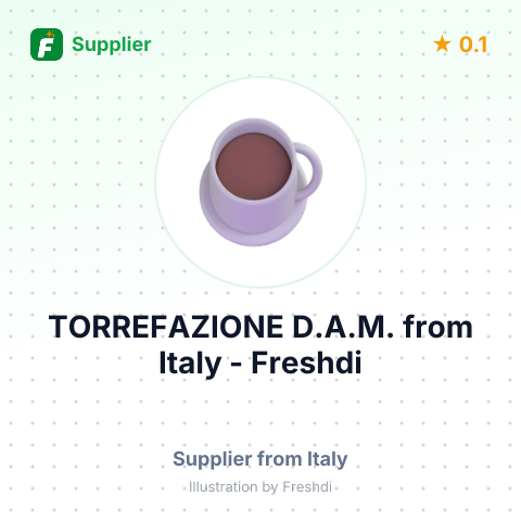 TORREFAZIONE D.A.M. – summary card, no photo uploaded yet
