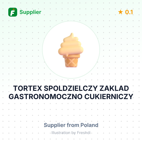 TORTEX SPOLDZIELCZY ZAKLAD GASTRONOMOCZNO CUKIERNICZY – summary card, no photo uploaded yet