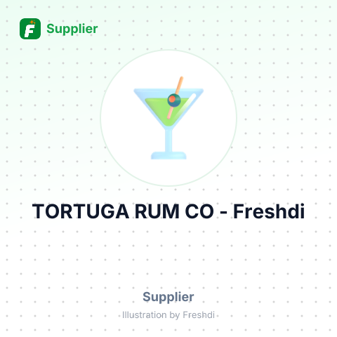 TORTUGA RUM CO – summary card, no photo uploaded yet