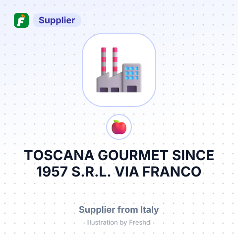 TOSCANA GOURMET SINCE 1957 S.R.L. VIA FRANCO VANNETTI DONNINI 47 PRATO 59100 ITALY – summary card, no photo uploaded yet