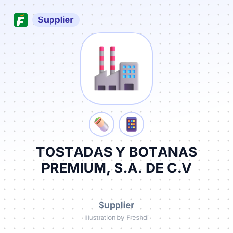 TOSTADAS Y BOTANAS PREMIUM, S.A. DE C.V – summary card, no photo uploaded yet