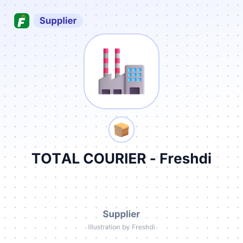 TOTAL COURIER – summary card, no photo uploaded yet