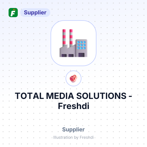 TOTAL MEDIA SOLUTIONS – summary card, no photo uploaded yet