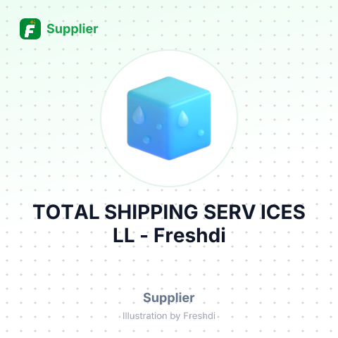 TOTAL SHIPPING SERV ICES LL – summary card, no photo uploaded yet