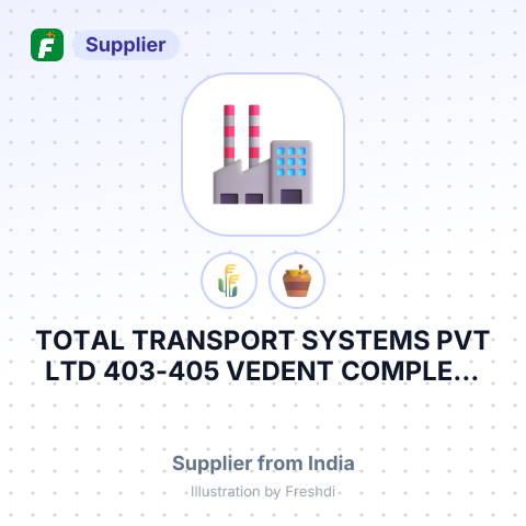 TOTAL TRANSPORT SYSTEMS PVT LTD 403-405 VEDENT COMPLEX, AHMEDABAD, INDIA C/O VALIANT PACIFIC LLC – summary card, no photo uploaded yet