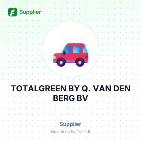 TOTALGREEN BY Q. VAN DEN BERG BV – summary card, no photo uploaded yet