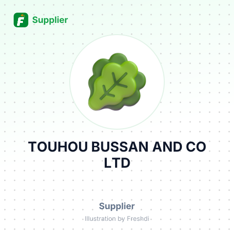 TOUHOU BUSSAN AND CO LTD – summary card, no photo uploaded yet