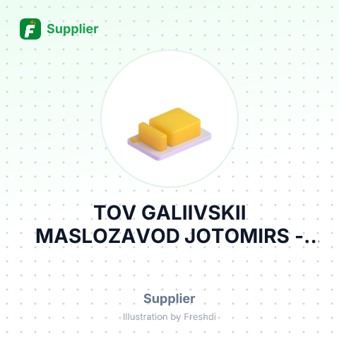 TOV GALIIVSKII MASLOZAVOD JOTOMIRS – summary card, no photo uploaded yet