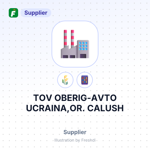 TOV OBERIG-AVTO UCRAINA,OR. CALUSH – summary card, no photo uploaded yet