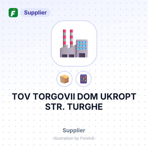 TOV TORGOVII DOM UKROPT STR. TURGHE – summary card, no photo uploaded yet