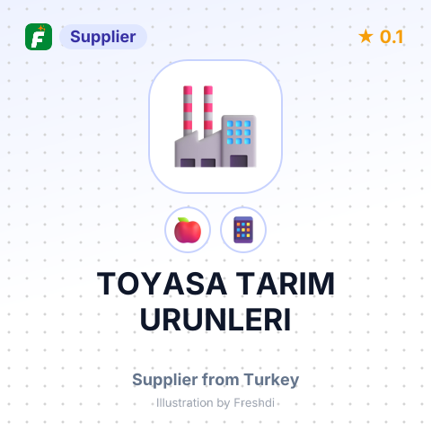 TOYASA TARIM URUNLERI – summary card, no photo uploaded yet