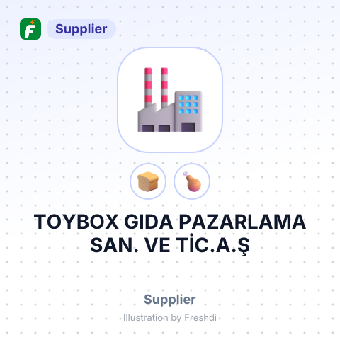 TOYBOX GIDA PAZARLAMA SAN. VE TİC.A.Ş – summary card, no photo uploaded yet